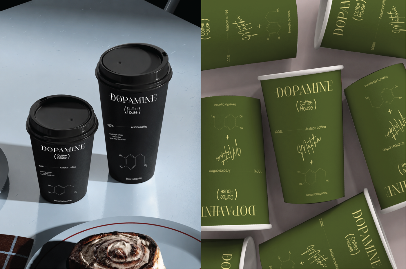 Dopamine cafe brand identity — page 3