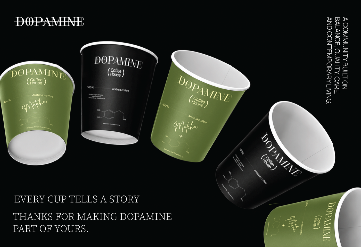 Dopamine cafe brand identity — page 4