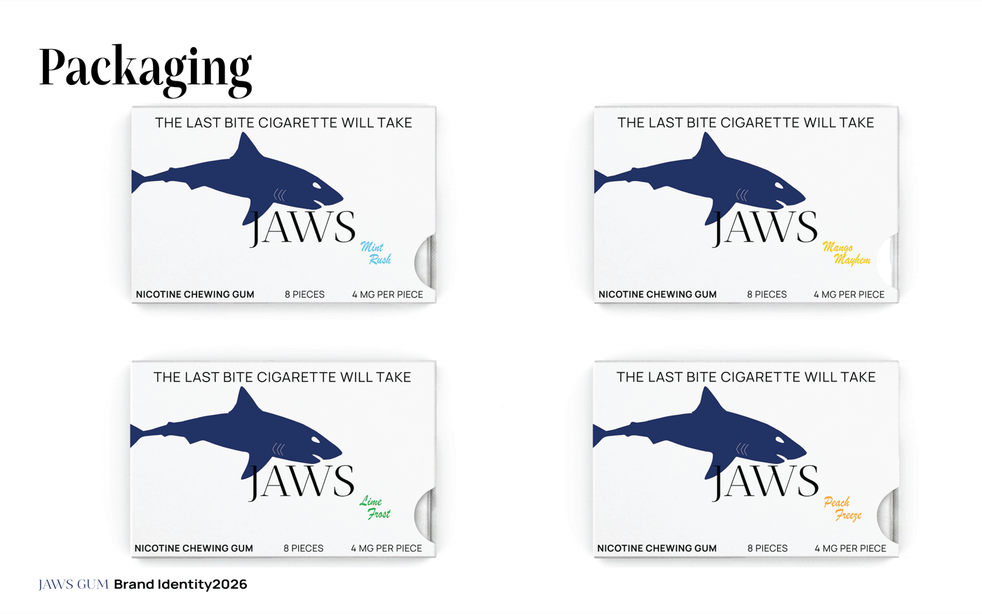 JAWS GUM brand identity — page 4