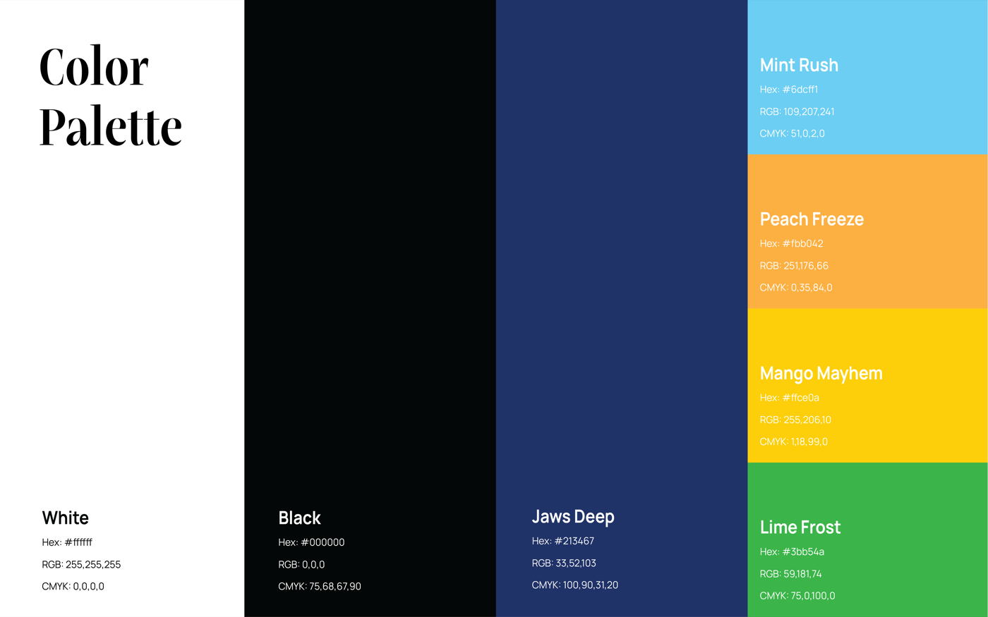 JAWS GUM brand identity — page 7