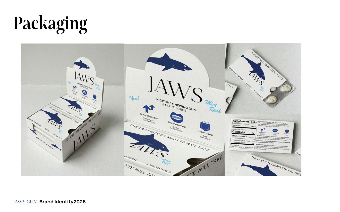 JAWS GUM brand identity — page 8