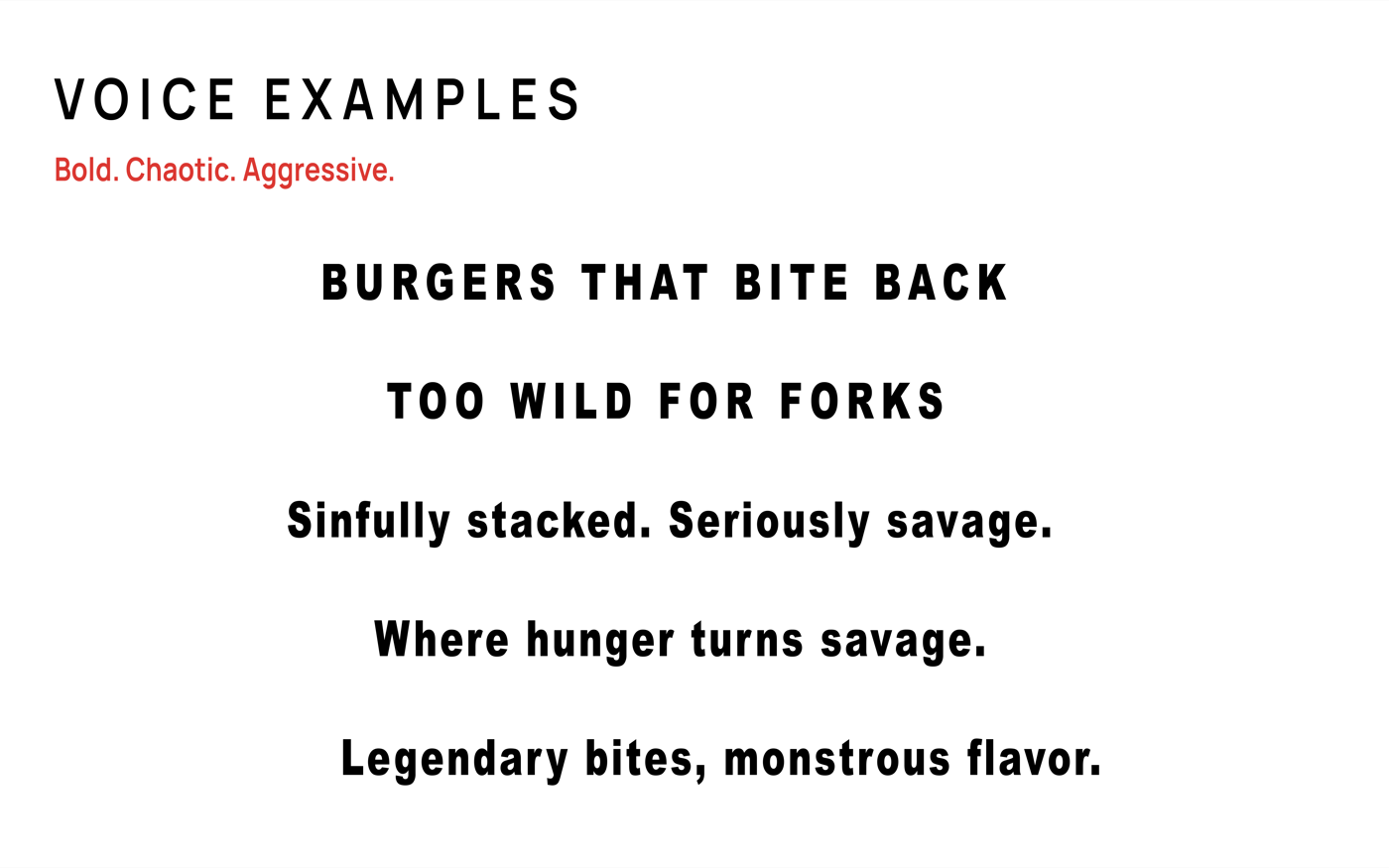 Monster Burger brand identity — page 4
