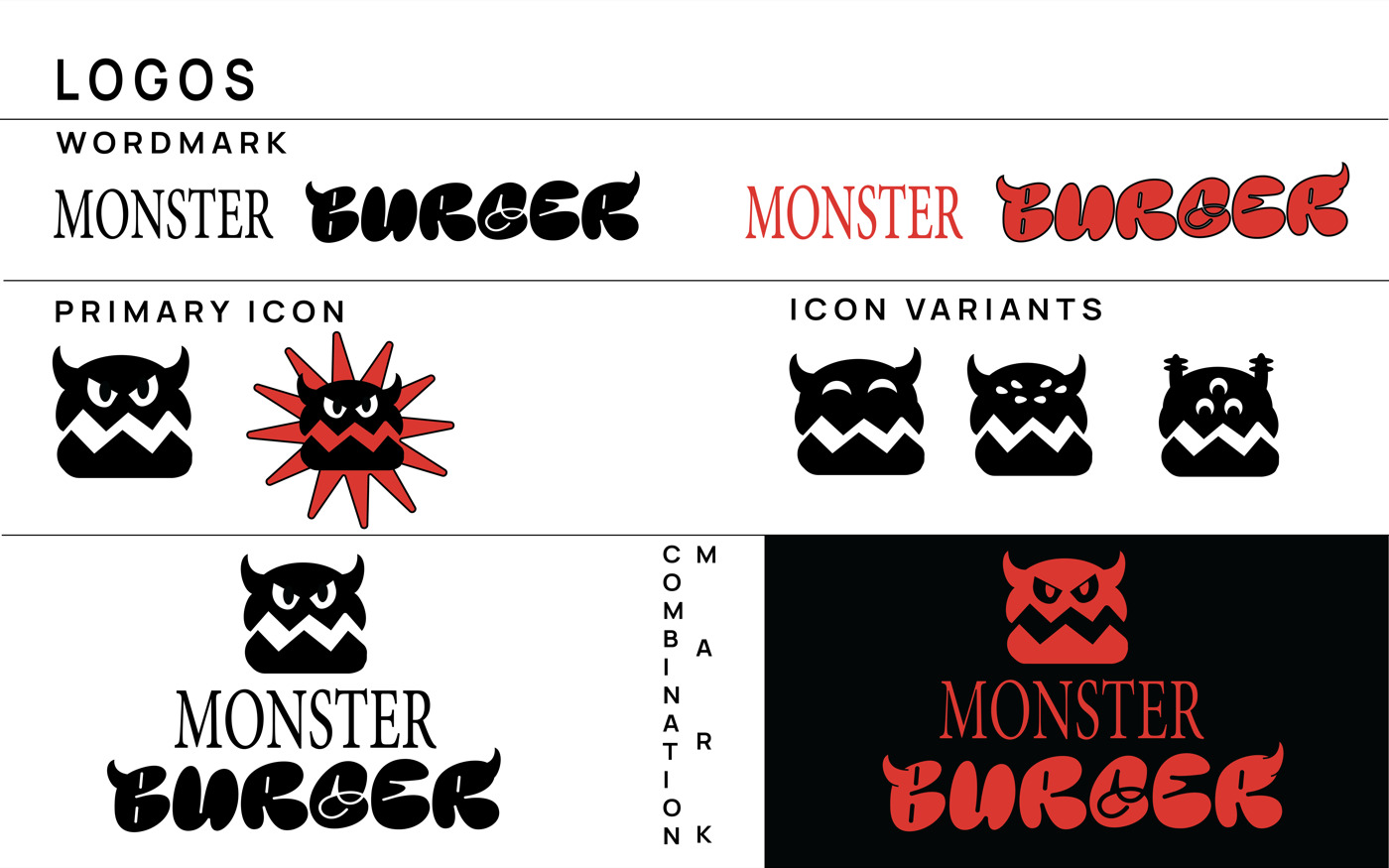 Monster Burger brand identity — page 5