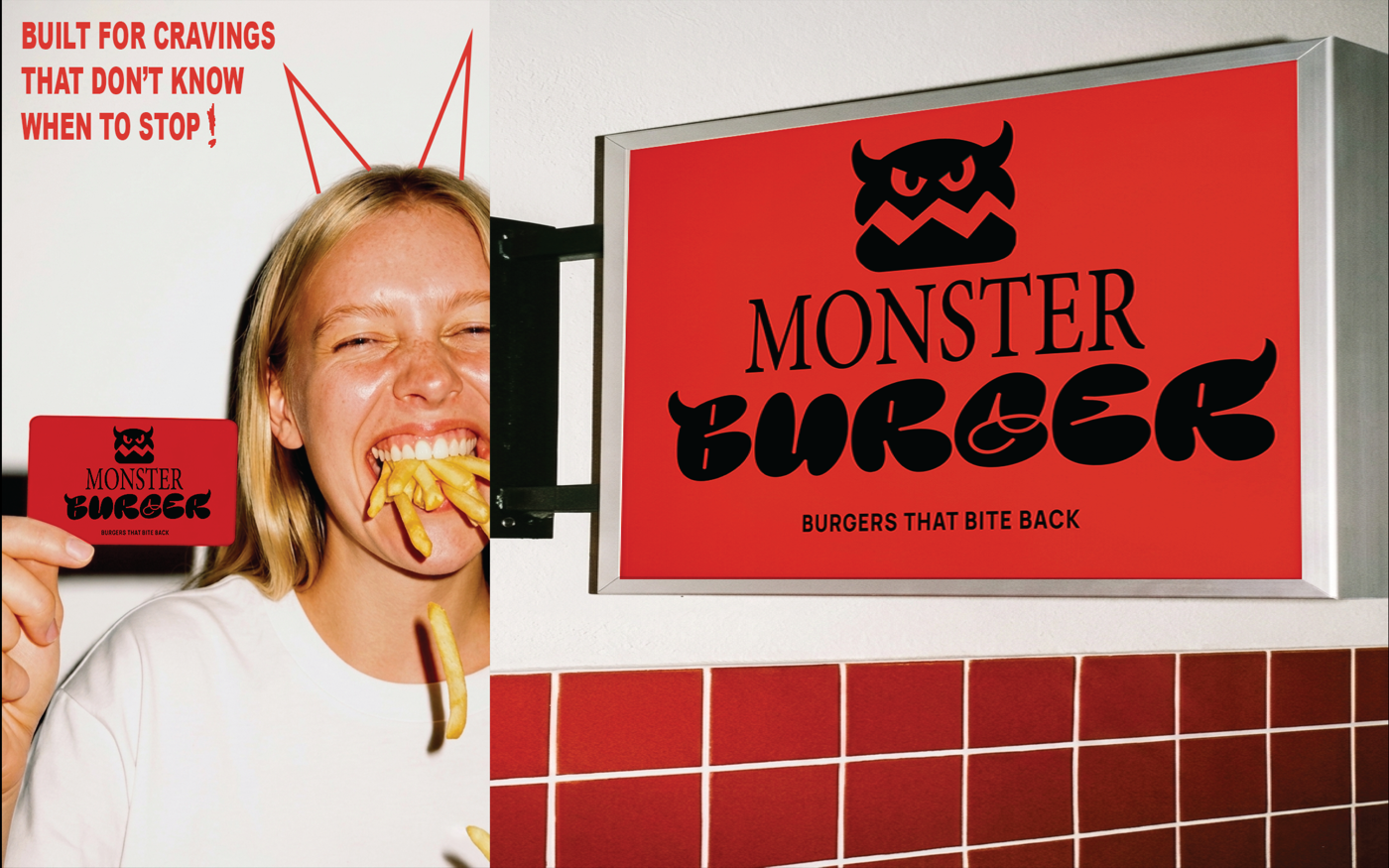 Monster Burger brand identity — page 7