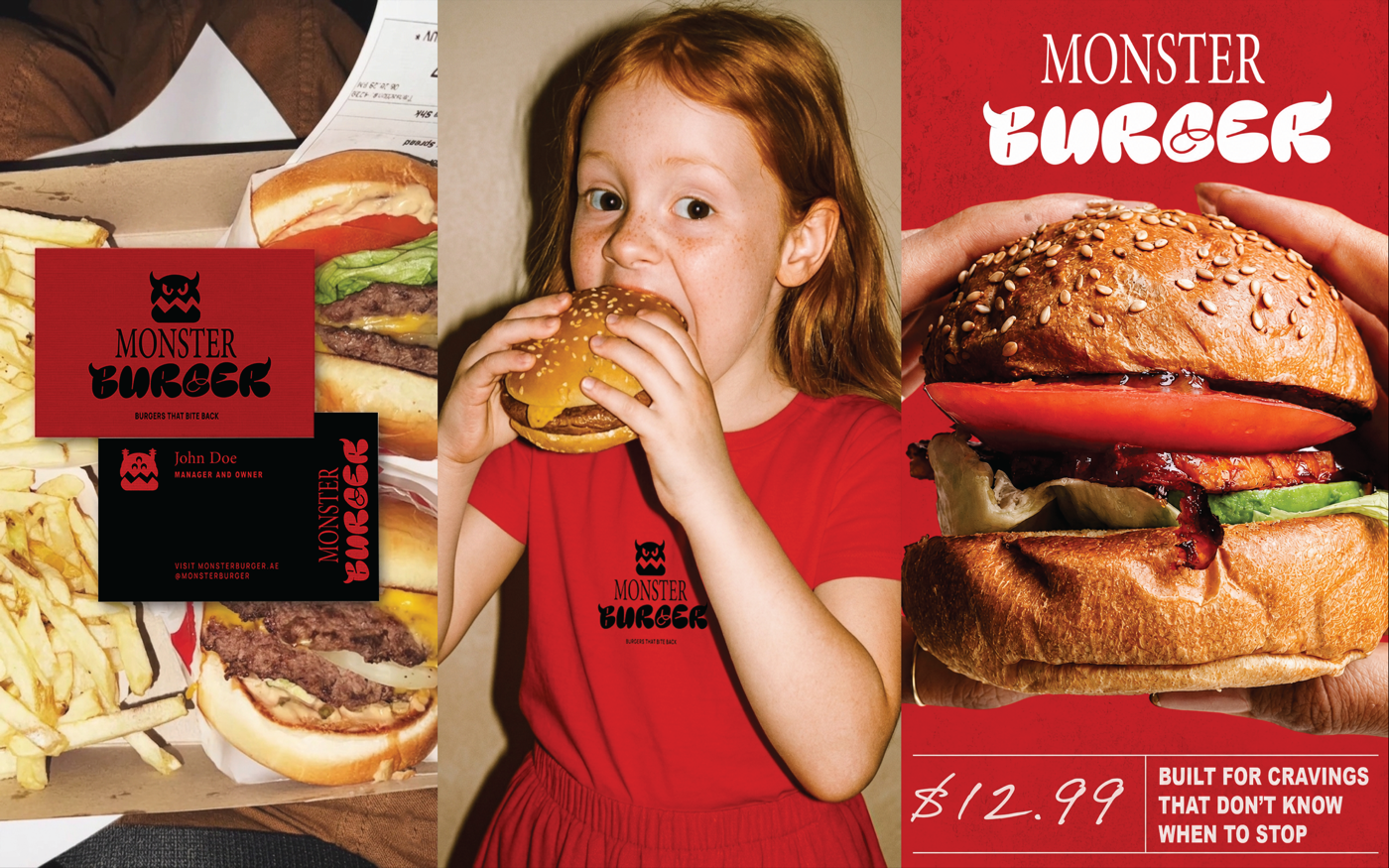 Monster Burger brand identity — page 9