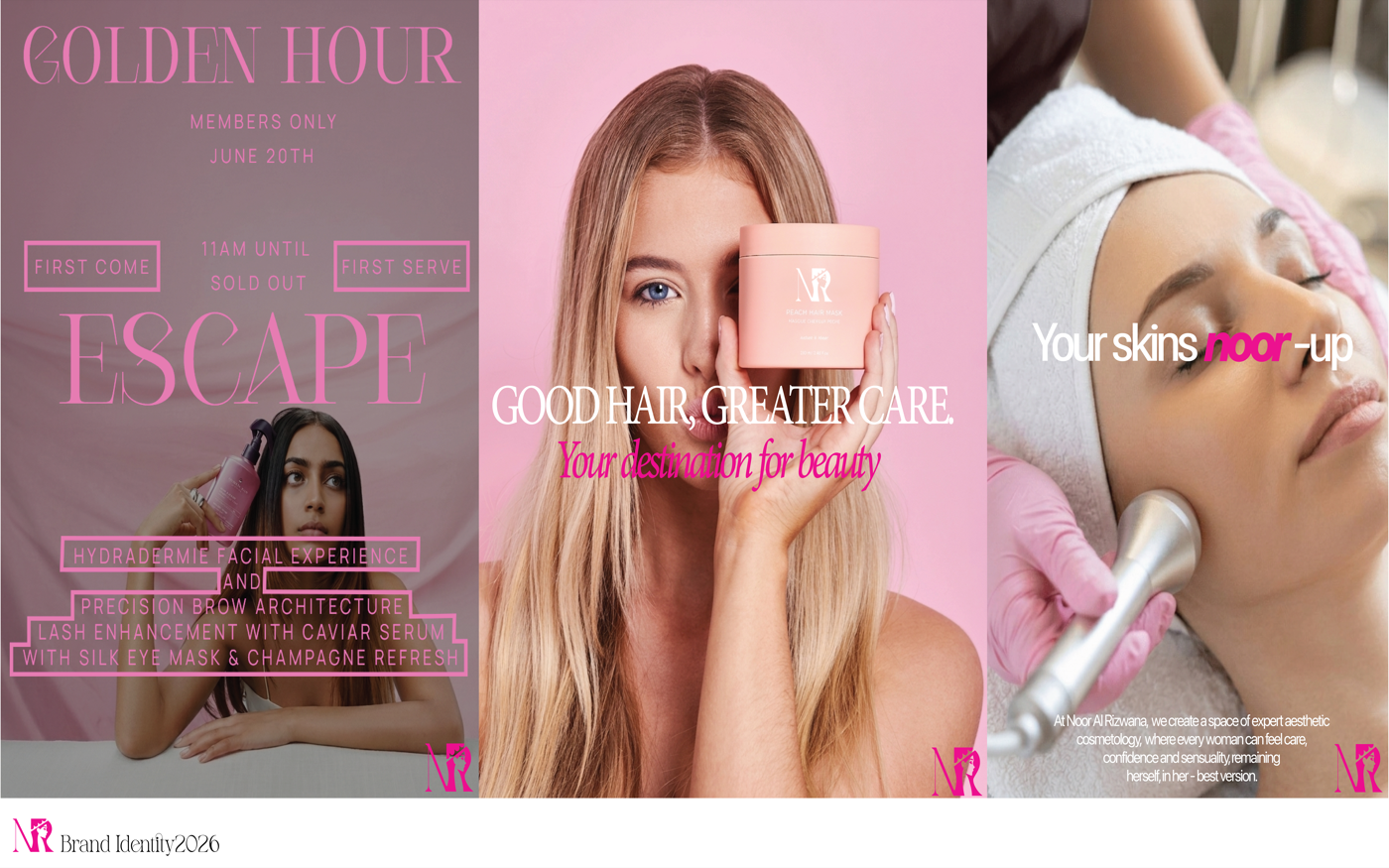 NOOR AL RIZWANA brand identity — page 3